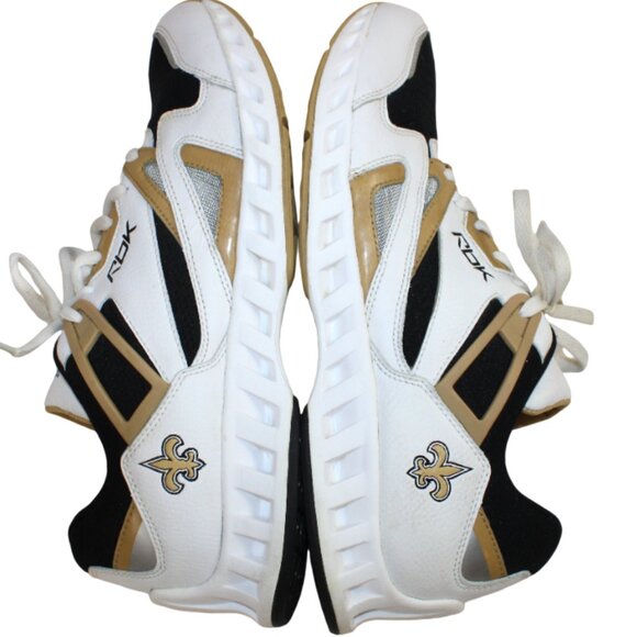 Reebok NFL New Orleans Saints Collector’s Edition Leather Sneaker, Size … - Picture 5 of 10